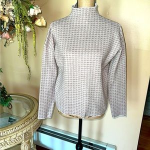 Tahari sweater med tan